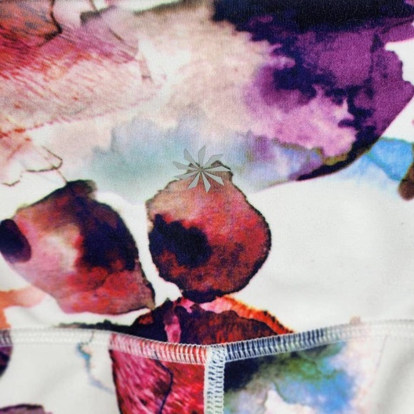 Athleta Mudra 7/8 Tight Floral Pink Multi Women's Size Small - Picture 6 of 9